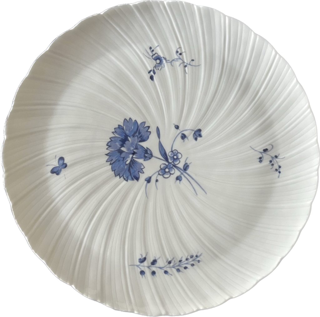 A dessert plate from Maison Rouard (Collaboration with Bernardaud). An example of fine limoges porcelain.